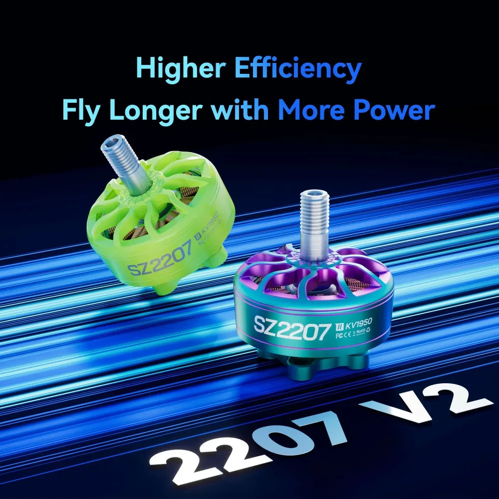 MEPS SZ2207 V2 Motor for 5inch Racing Drone 1750KV/1950KV/2750KV